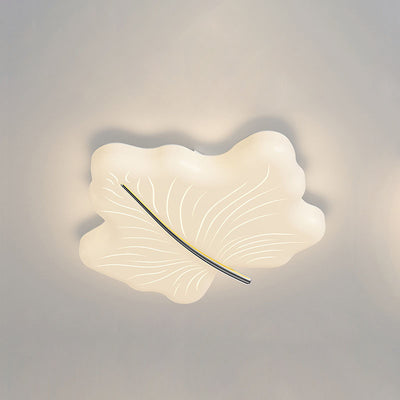 Moderne minimalistische Ahornblatt Eisen Acryl LED Unterputz Deckenleuchte für Schlafzimmer 