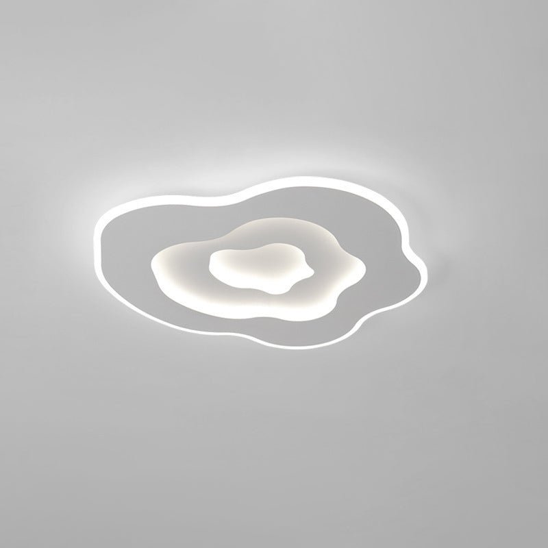 Lustre Plafonnier LED en Acrylique et Fer Minimaliste Moderne pour Salon 