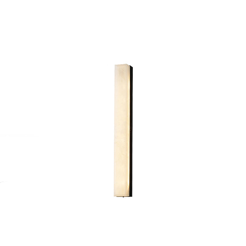 Applique murale LED en cuivre marbré minimaliste moderne pour salon 