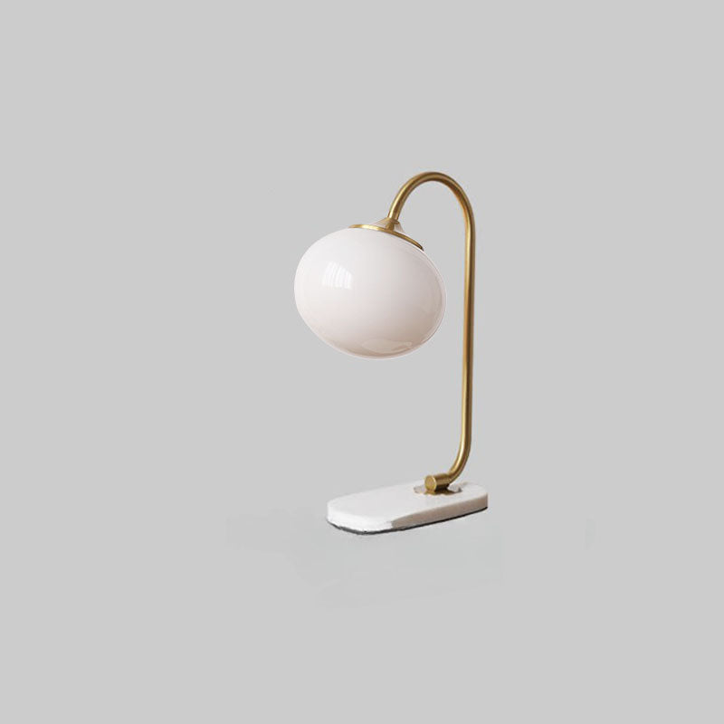 Nordic Minimalist Nostalgic Glass Sphere 1-Light Table Lamp