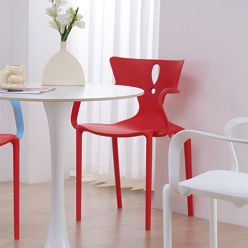 Chaise de salle à manger contemporaine scandinave PP carré point d&