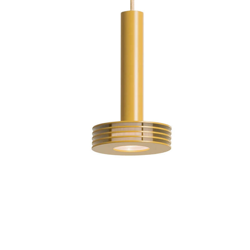 Nordic Minimalist Metal Cylindrical Drum LED Pendant Light