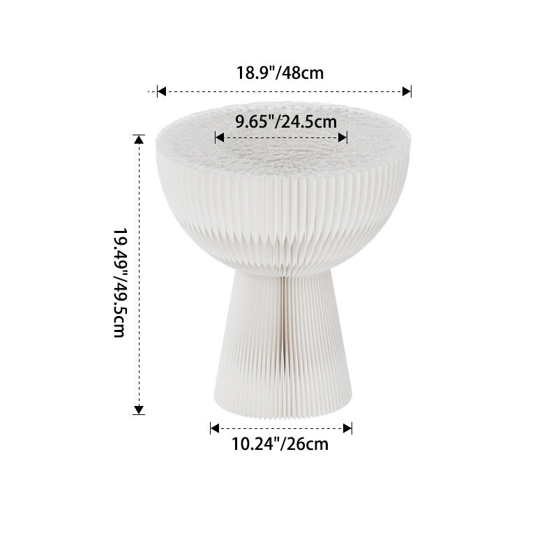 Zeitgenössischer Kreativer Blumenstrauß Form Kraftpapier Acryl Faltbarer Couchtisch Für Wohnzimmer 