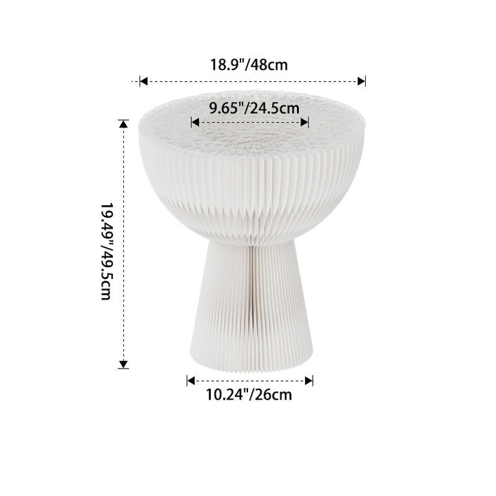 Zeitgenössischer Kreativer Blumenstrauß Form Kraftpapier Acryl Faltbarer Couchtisch Für Wohnzimmer 