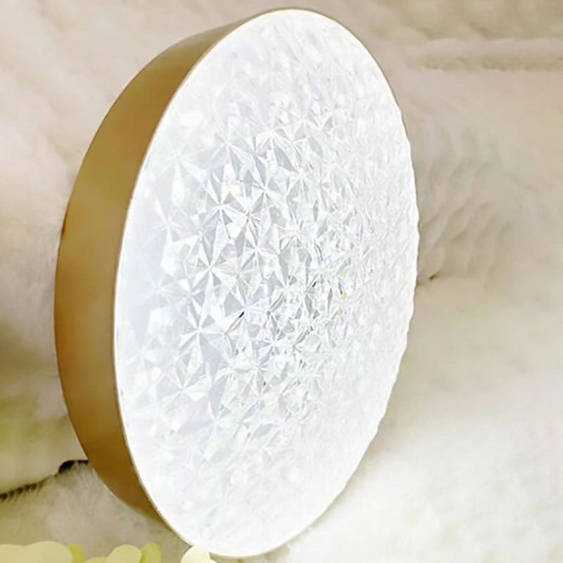 Moderne leichte Luxus einfache Schmiedeeisen runde LED-Deckenleuchte 