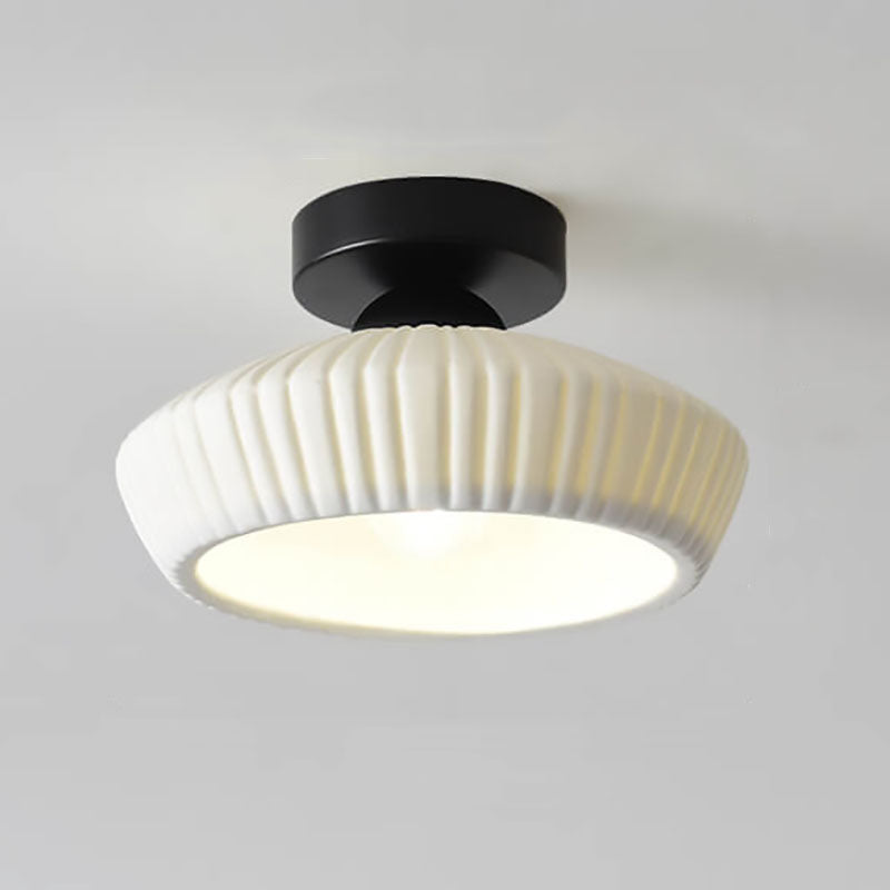 Plafonnier moderne en céramique de luxe léger à un feu 