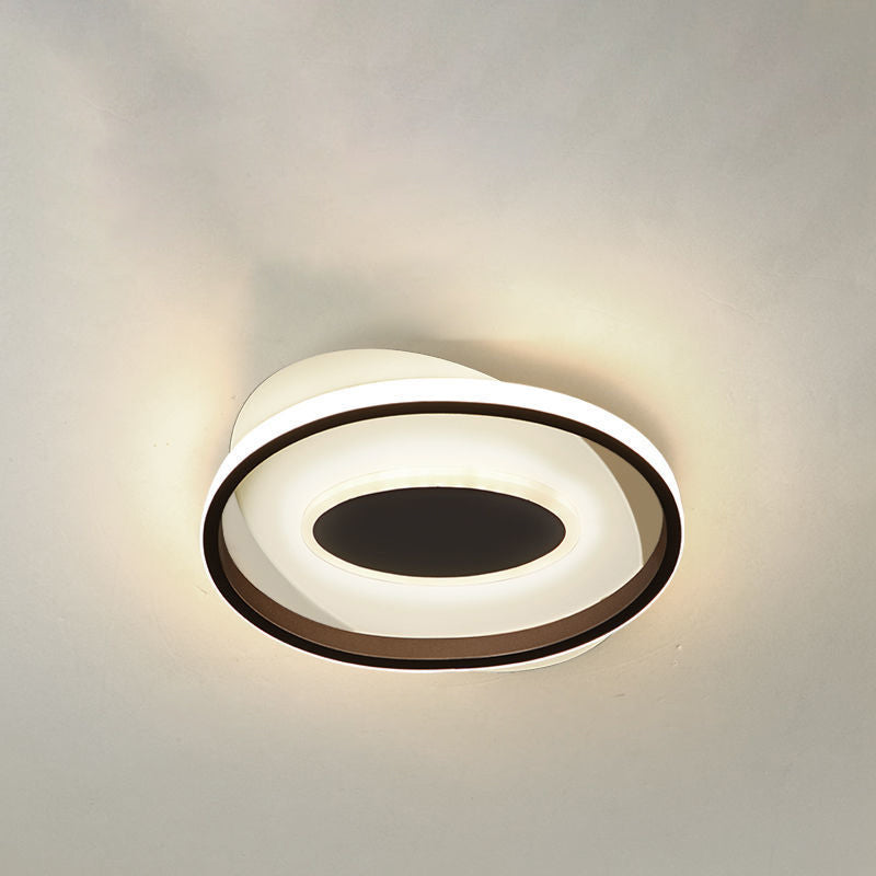 ضوء سقف مثبت بمصابيح LED حديدية هندسية اسكندنافية معاصرة للممر 