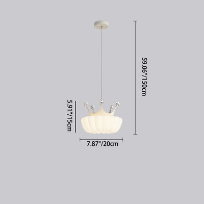 مصباح معلق من الكريستال LED للأطفال المعاصرين بتصميم سحابة وتاج حديدي لغرفة النوم 