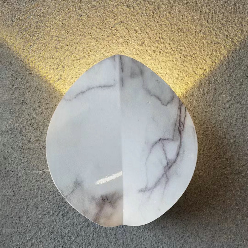 Applique murale LED elliptique en aluminium étanche nordique contemporain en forme de trèfle à quatre feuilles pour terrasse extérieure 