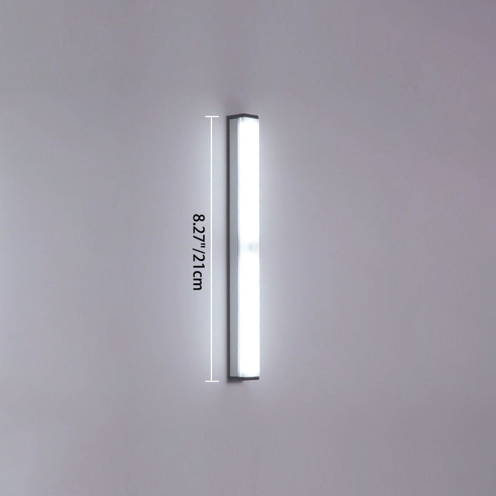 Modern Simplicity Long Cylinder Aluminum Acrylic LED Wall Sconce Lamp For Living Room