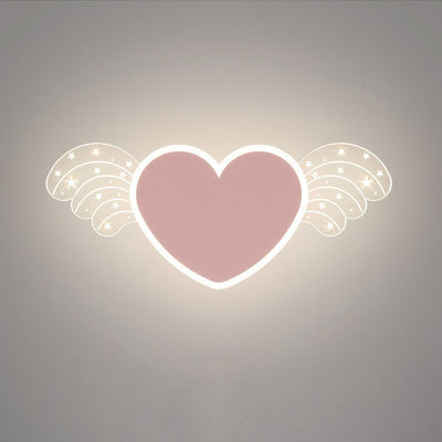 コンテンポラリー クリエイティブ ラビット プラネット アクリル アイアン LED ウォール スコンス ランプ 寝室用 