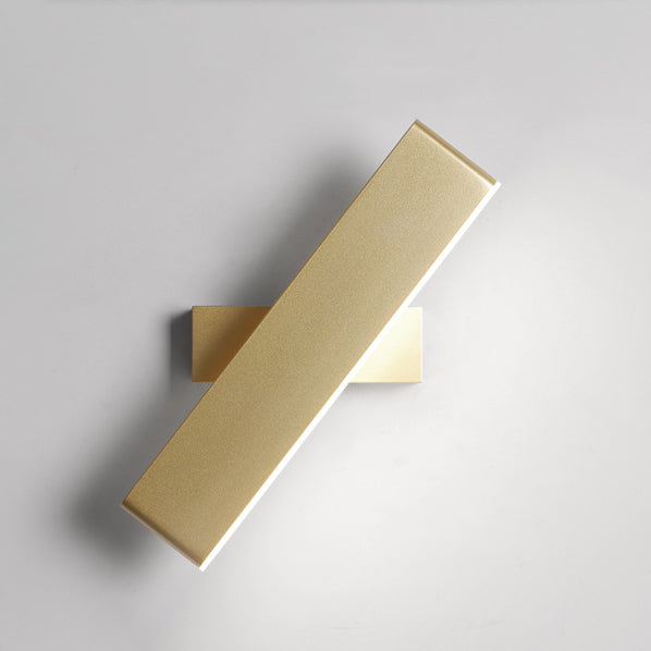 Applique murale LED en fer cuboïde acrylique minimaliste moderne pour chambre 