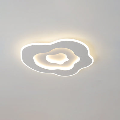 Lustre Plafonnier LED en Acrylique et Fer Minimaliste Moderne pour Salon 