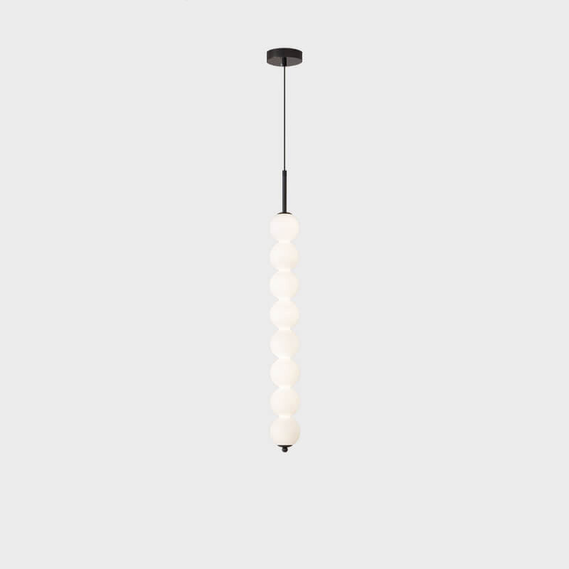 Nordic Creative Brass Spherical Glass Long Strip LED Pendelleuchte 