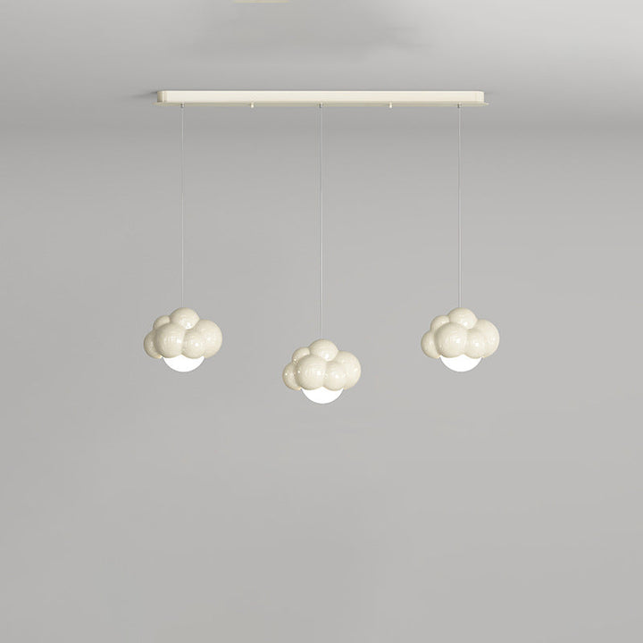 Traditional French Iron Resin Grape Design 1/3-Light Chandelier For Living Room