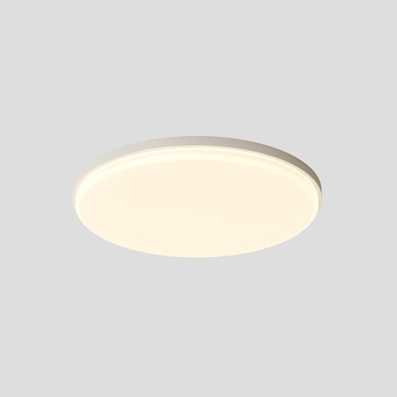 Plafonnier LED moderne minimaliste en fer acrylique rond triangle pour salon 