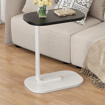 Moderner minimalistischer rechteckiger PVC-Kunststoffpaneel-Beistelltisch für das Wohnzimmer 