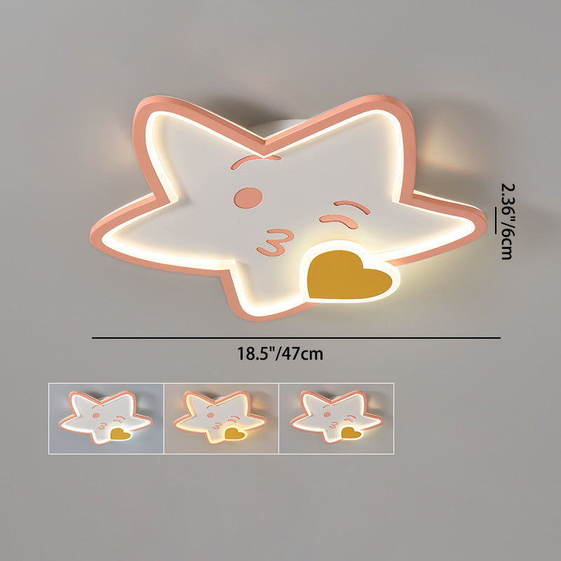Plafonnier LED en acrylique pour chambre d&