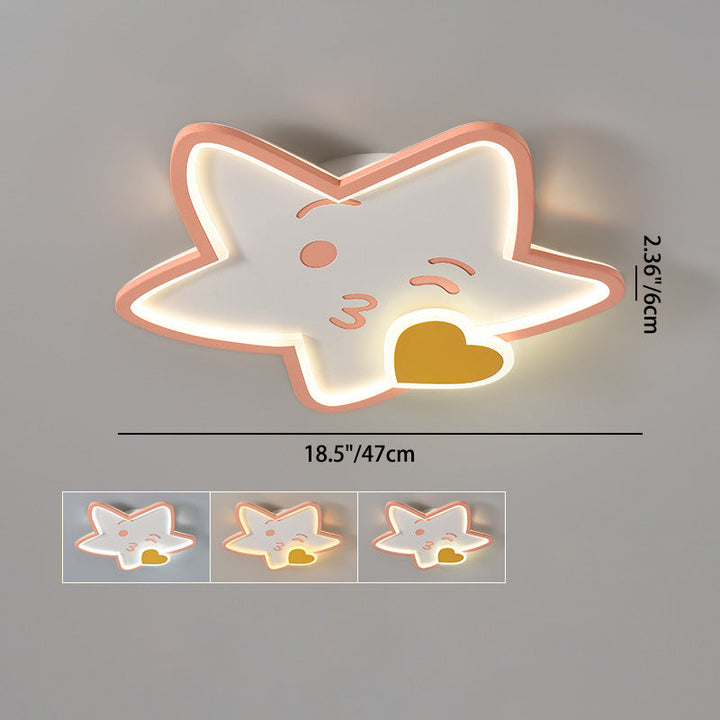 Plafonnier LED en acrylique pour chambre d&