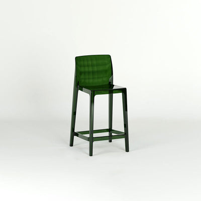 Taburete de barra cuadrado contemporáneo escandinavo con respaldo y reposapiés para cocina 