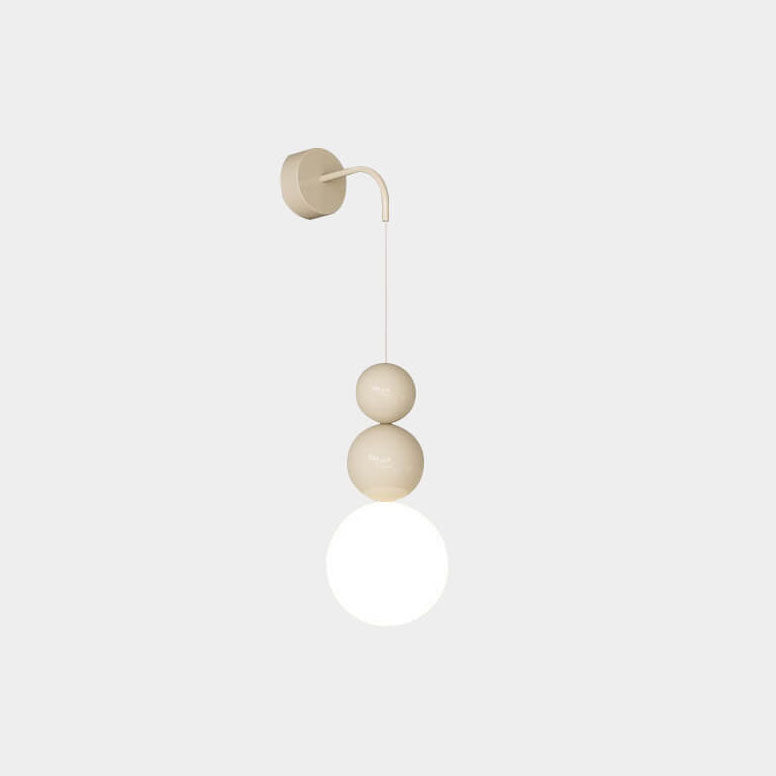 Moderne minimalistische Persönlichkeit Eisenkürbis 1-Licht Wandleuchte 