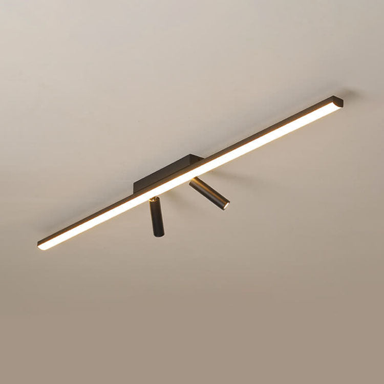 Nordic Minimalist Acrylic Long Strip Track Spotlight LED Flush Mount Ceiling Light