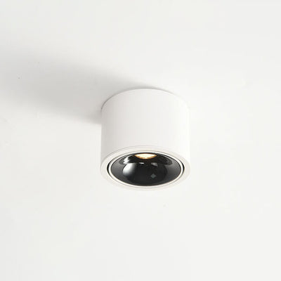 Moderner minimalistischer runder Strahler, verstellbare LED-Deckenleuchte 