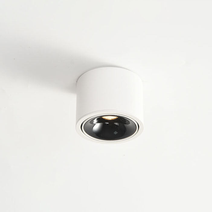 Moderner minimalistischer runder Strahler, verstellbare LED-Deckenleuchte 