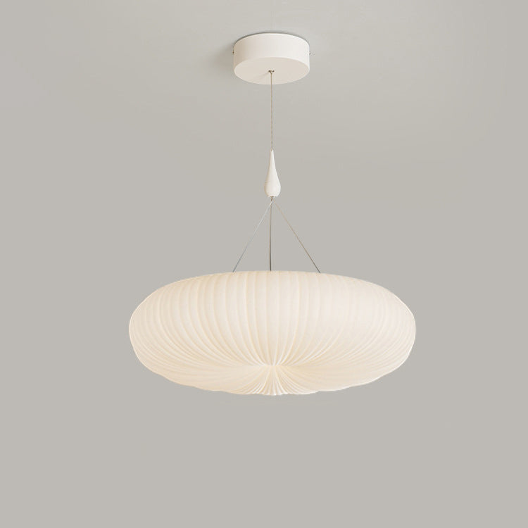 Lustre à suspension LED moderne minimaliste en acrylique avec abat-jour citrouille pour chambre 