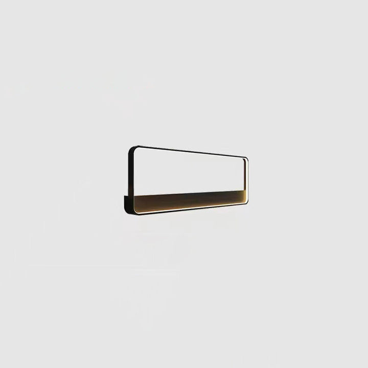 Aplique de pared LED impermeable para exterior con marco geométrico cuadrado de aluminio y acero inoxidable, estilo minimalista moderno, para jardín 