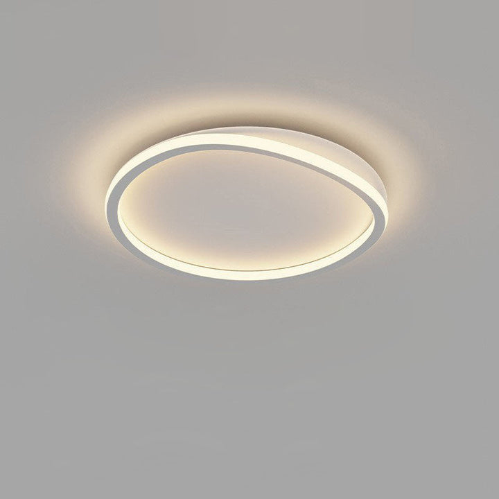 Moderne minimalistische unregelmäßige überlappende Kreise Acryl Eisen LED Unterputz Deckenleuchte für Schlafzimmer 