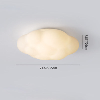 Moderne Einfachheit Cloud PET Schatten Hardware LED Unterputz Deckenleuchte für Schlafzimmer 