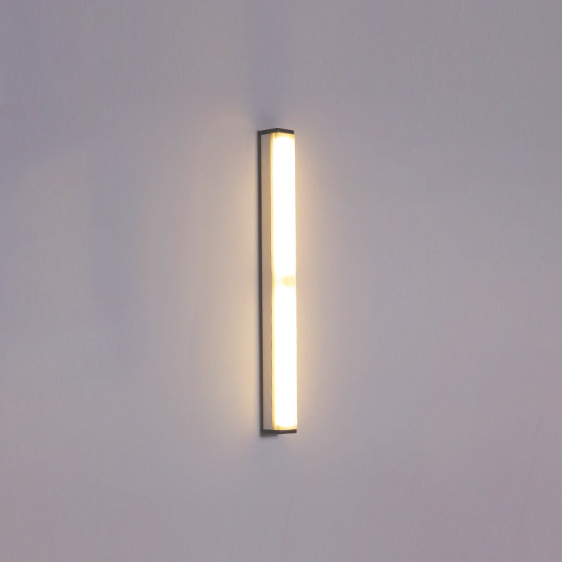 Moderne Einfachheit Lange Zylinder Aluminium Acryl LED Wand Leuchte Lampe Für Wohnzimmer 
