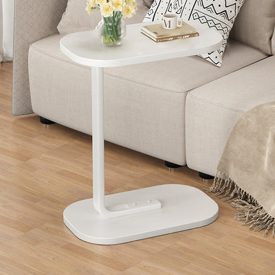 Moderner minimalistischer rechteckiger PVC-Kunststoffpaneel-Beistelltisch für das Wohnzimmer 