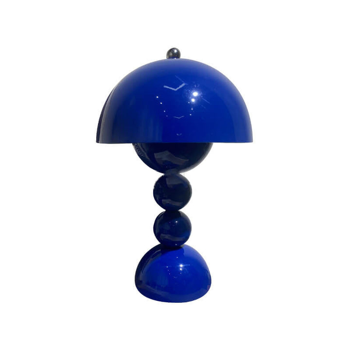 Zeitgenössische nordische Metall-Pilz-Rund-Pod 1-Licht-Tischlampe für das Schlafzimmer 