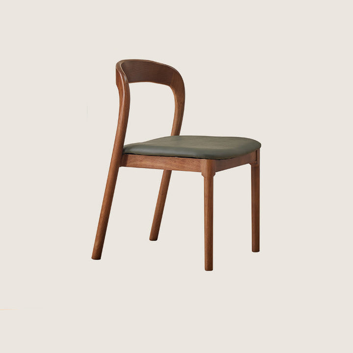 Traditioneller Vintage Stuhl mit quadratischem, geflochtenem Seilsitz, Holzrahmen, Rückenlehne ohne Armlehnen für Esszimmer 