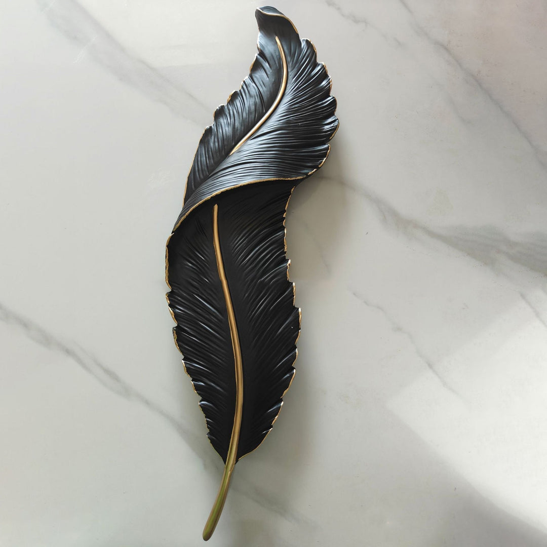 Lámpara de pared impermeable LED de resina creativa contemporánea con imitación de pluma de pavo real para sala de estar 