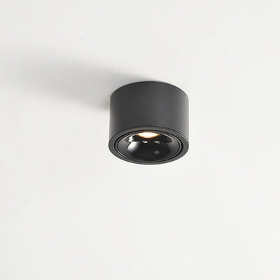 Moderner minimalistischer runder Strahler, verstellbare LED-Deckenleuchte 