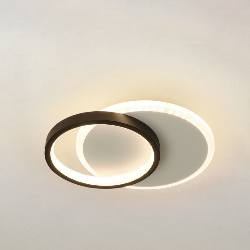 ضوء سقف مثبت بمصابيح LED حديدية هندسية اسكندنافية معاصرة للممر 