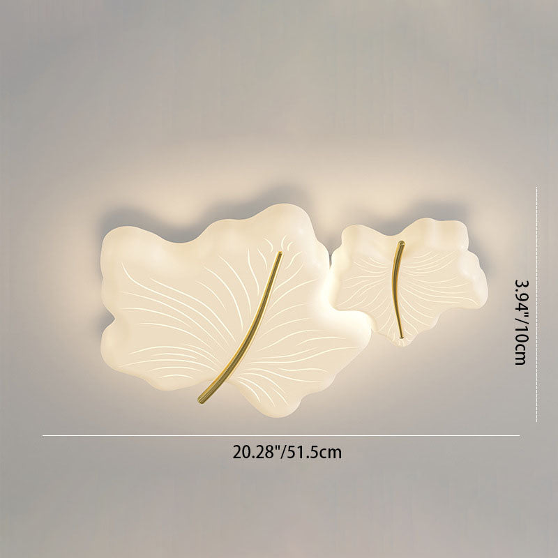 Moderne unbedeutende multi Blatt Eisen Acryl LED Unterputz Deckenleuchte für Schlafzimmer 