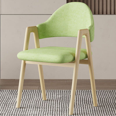 Silla de Comedor Contemporánea de Lujo Cuadrada Tapizada en Cuero con Respaldo y Reposabrazos para Comedor 