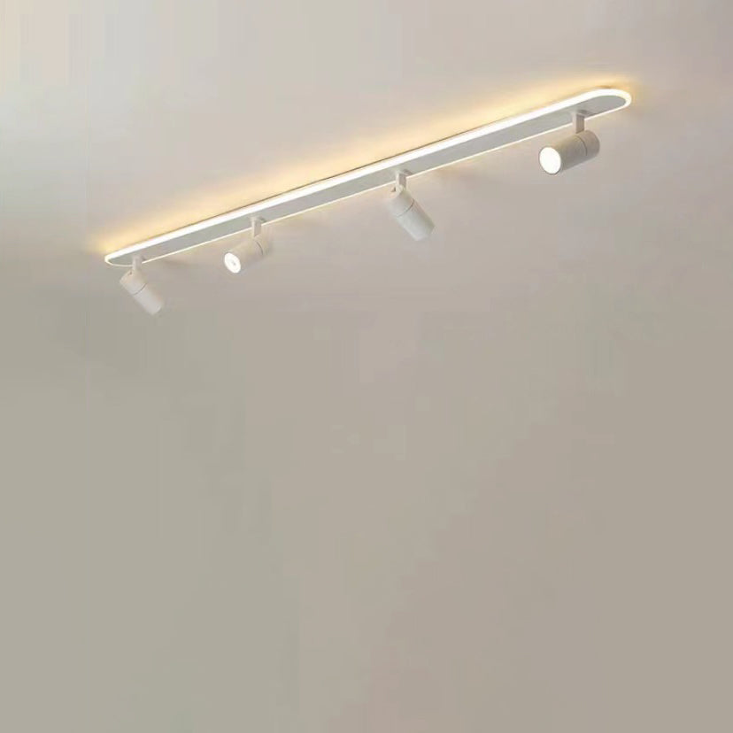 Moderne minimalistische Acryl lange Spotlight Track Licht LED Unterputz Deckenleuchte für Wohnzimmer 