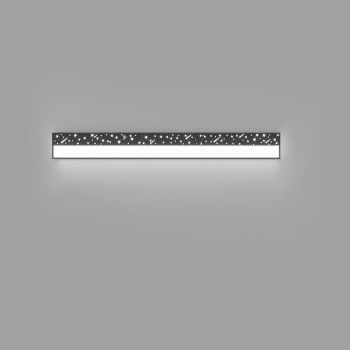 Moderne minimalistische Rechteck Eisen Acryl LED Wandleuchte Lampe für Wohnzimmer 