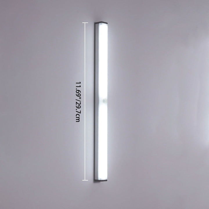 Modern Simplicity Long Cylinder Aluminum Acrylic LED Wall Sconce Lamp For Living Room