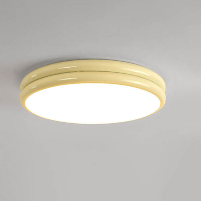 Modern Eye Care Children's Wrought Iron Round LED Flush Mount Lighting