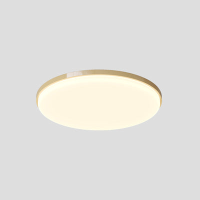 Plafonnier LED moderne minimaliste en fer acrylique rond triangle pour salon 