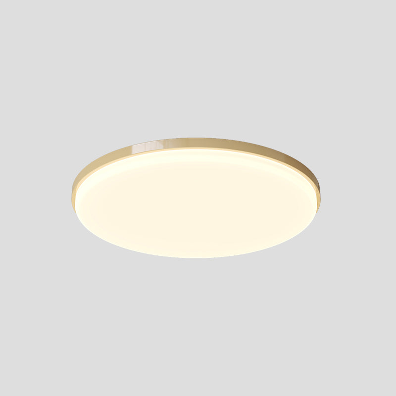 Plafonnier LED moderne minimaliste en fer acrylique rond triangle pour salon 