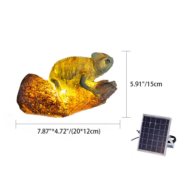 Contemporary Creative Solar Decorative Birds Resin Fiberglass Waterproof LED Outdoor Landscape Lights
