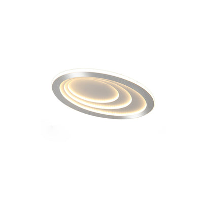 Zeitgenössische Einfachheit Eisen Rose Blume Wolke Form LED Unterputz Deckenleuchte für Wohnzimmer 
