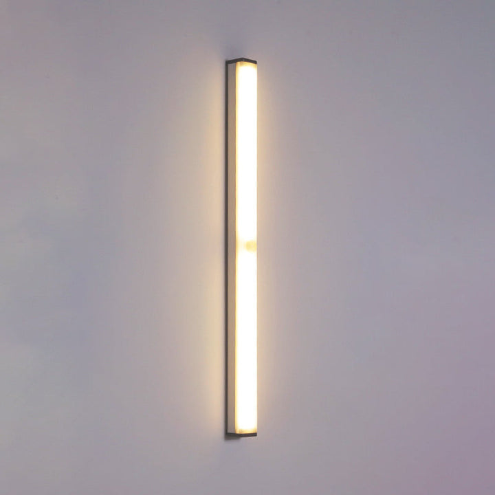 Modern Simplicity Long Cylinder Aluminum Acrylic LED Wall Sconce Lamp For Living Room